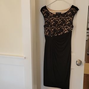 Women Little Black Lace Dress